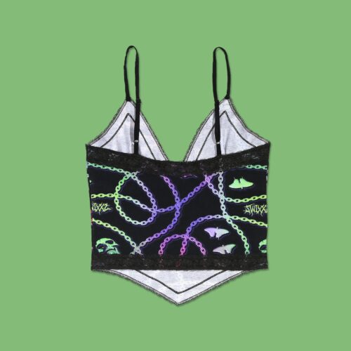 Top Crop para Mujer SWIXXZ Chrome