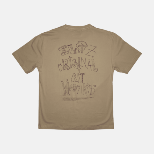 Polo Iltz Oversize Letters Beige