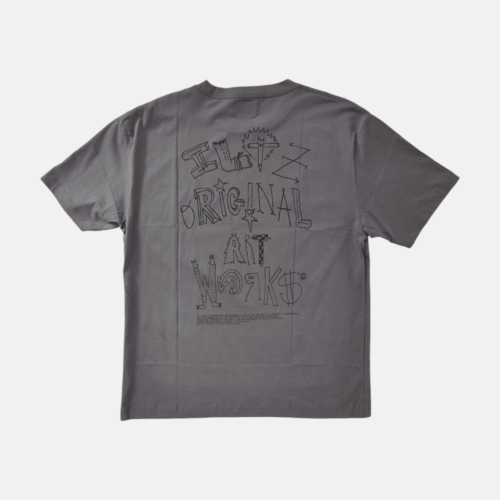 Polo Iltz Oversize Letters Grey