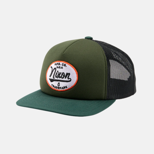 Gorra Trucker Nixon Tioga Dark Olive