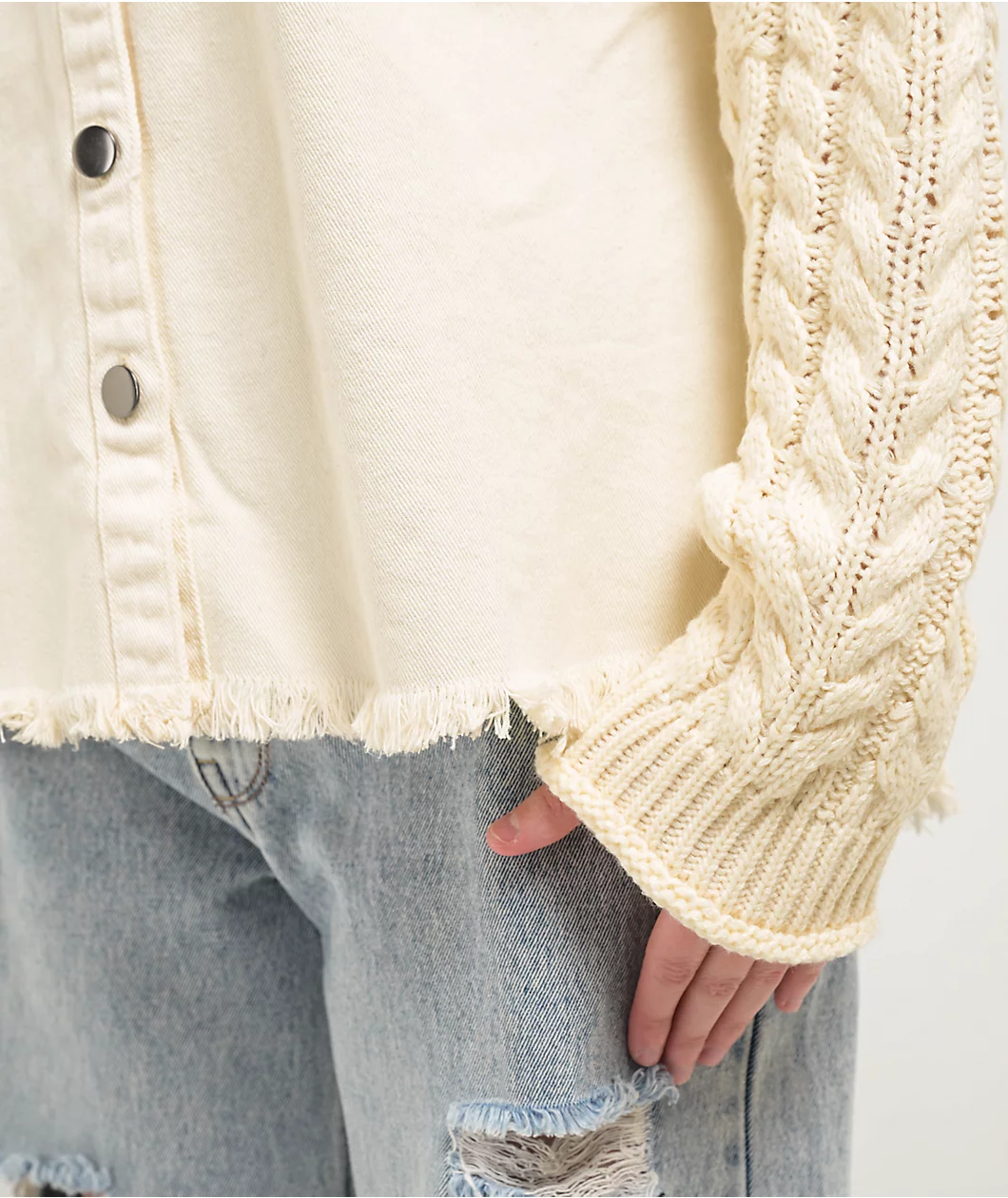 Jacket Blu Pepper Contrast - Imagen 4
