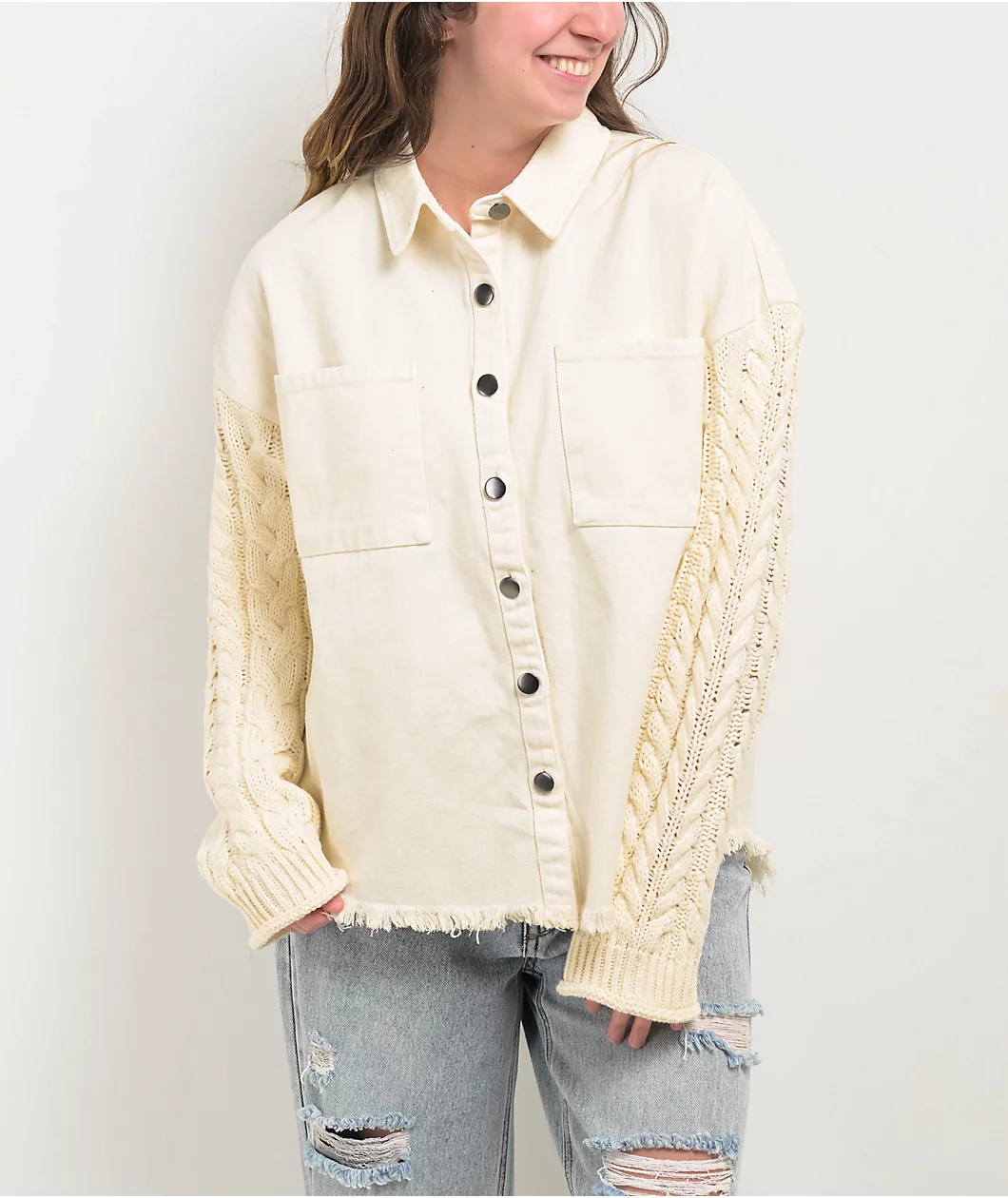 Jacket Blu Pepper Contrast