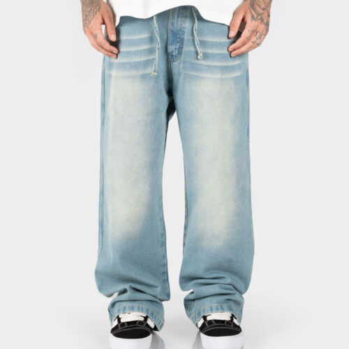 Jean Baggy Overtake Washed Light