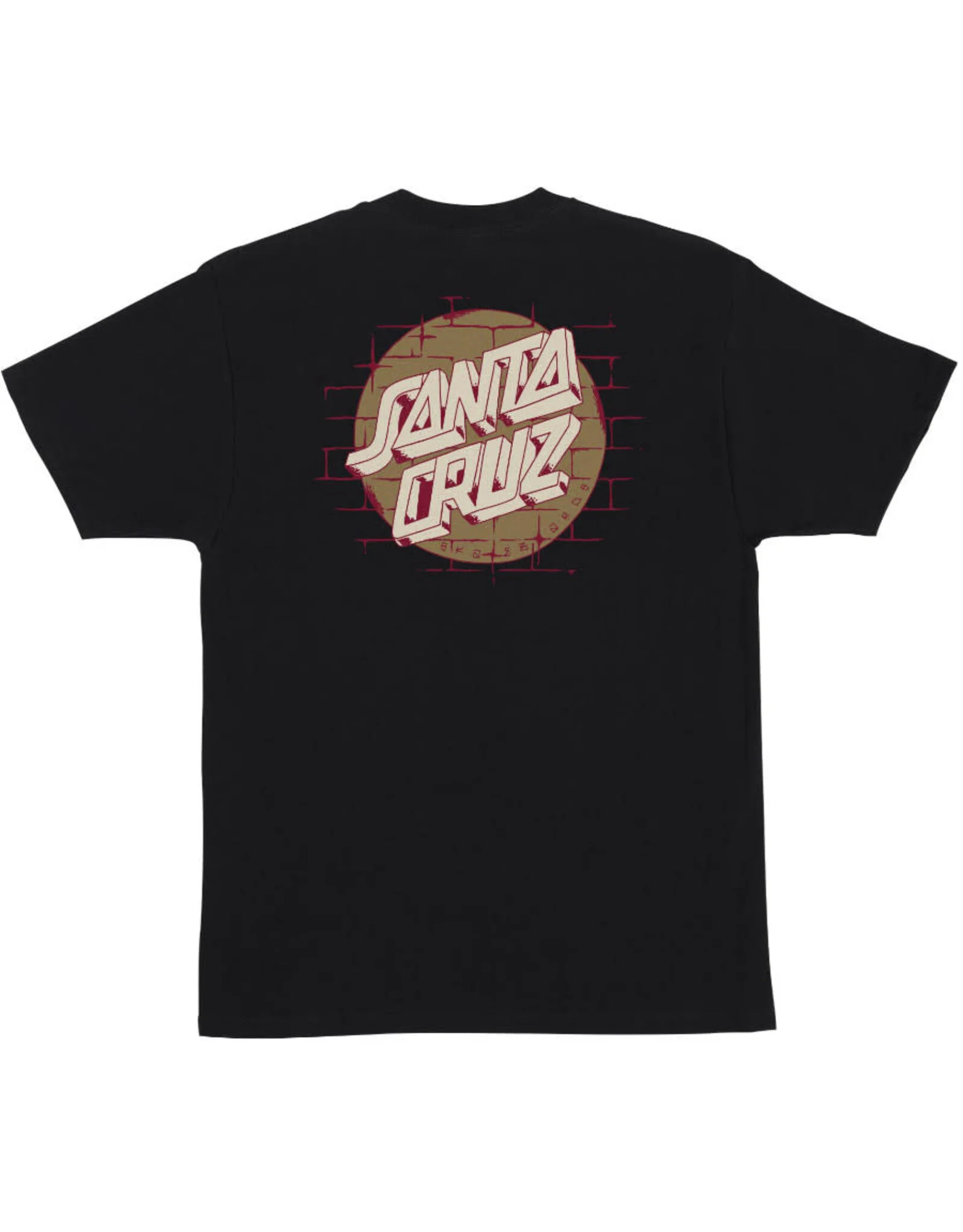 Polo Santa Cruz Brick Dot Black