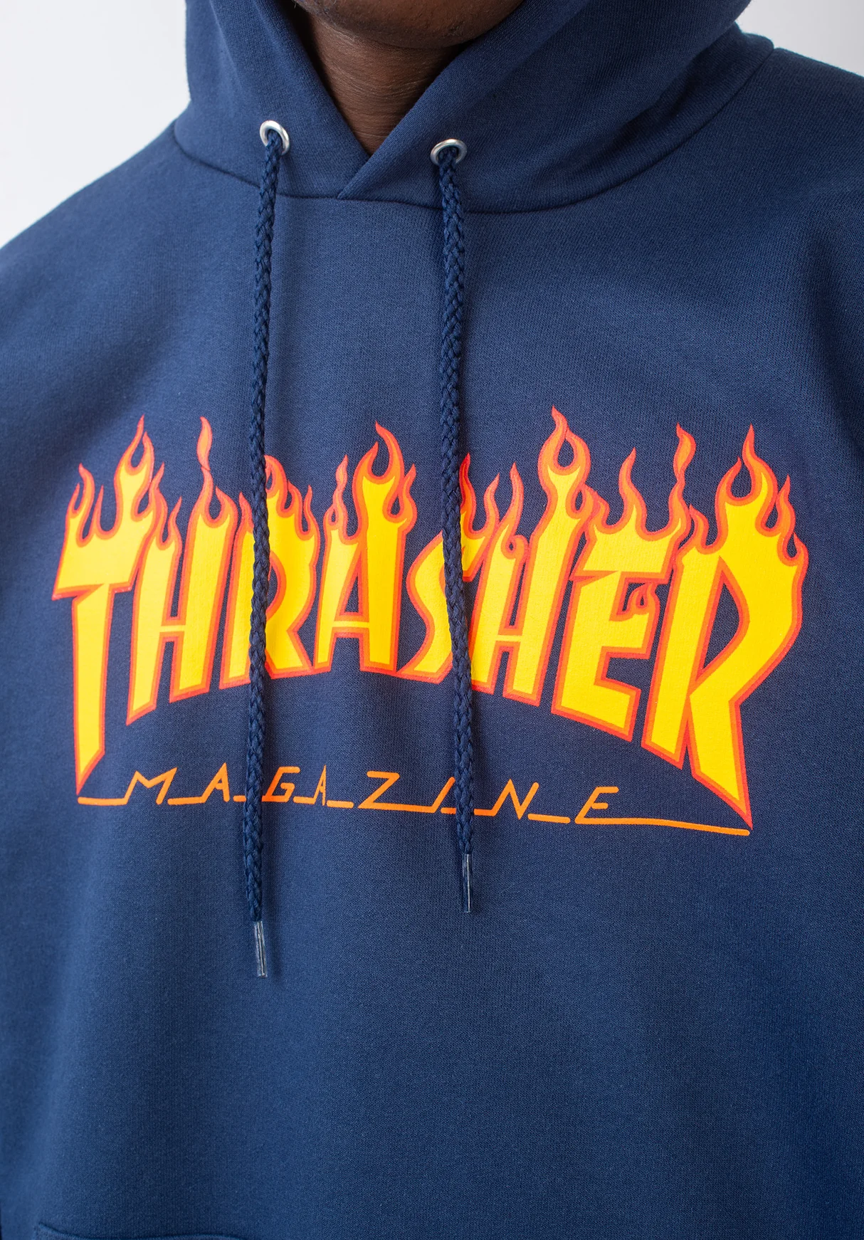 Polera Thrasher Flame Navy - Imagen 3