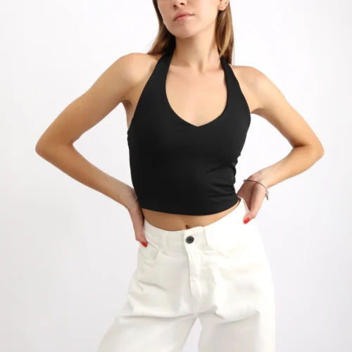 Top Mujer DVK V-Neck Black
