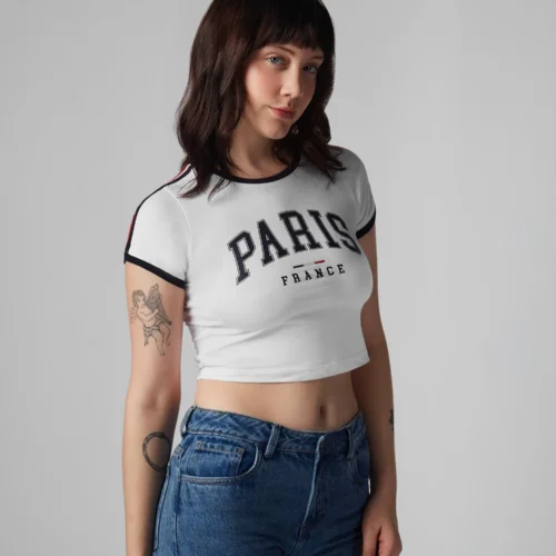Polo Mujer DVK Baby Tee Paris