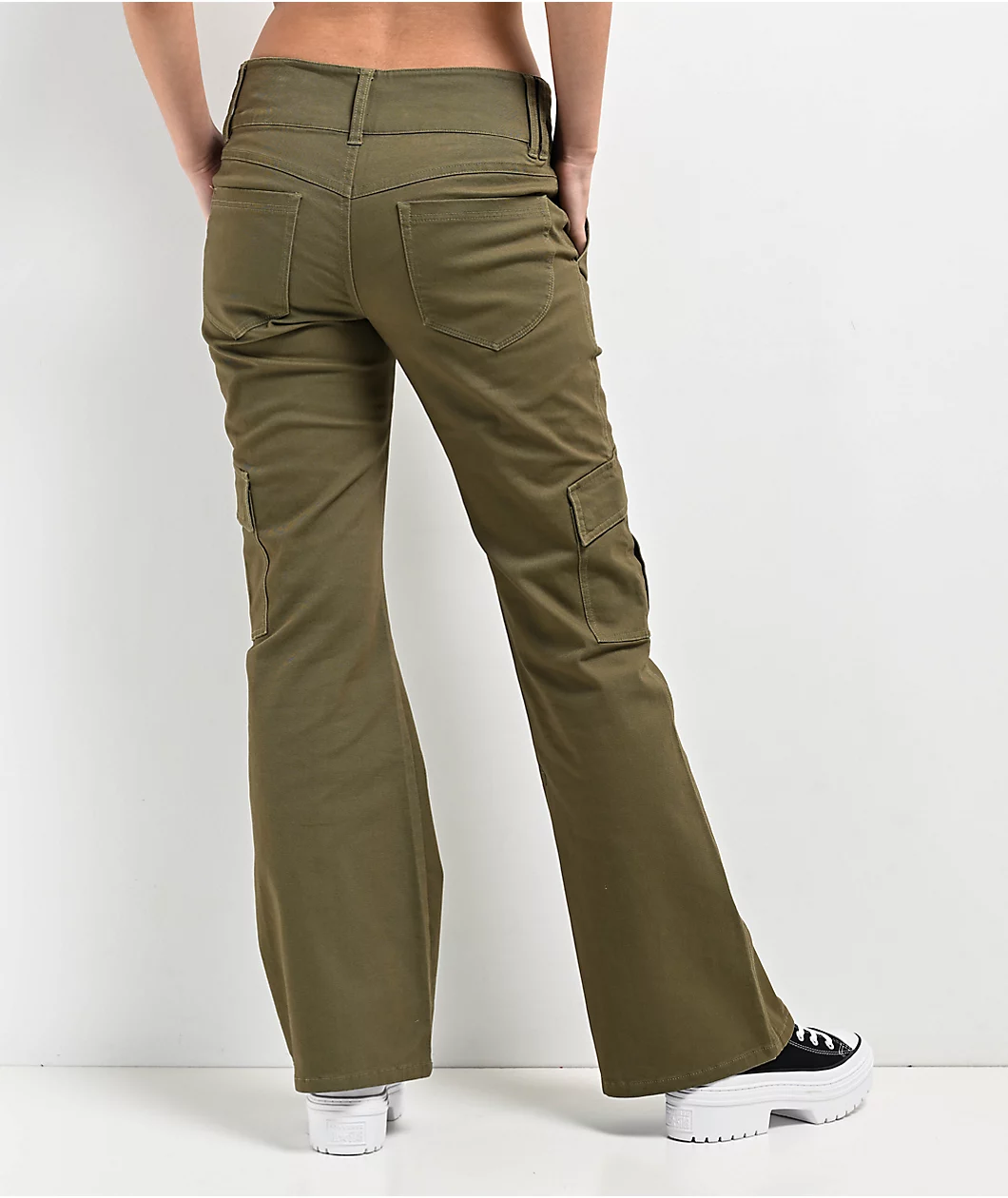 Pantalón Mujer Cargo Empyre Britt Y2K Flare - Imagen 2
