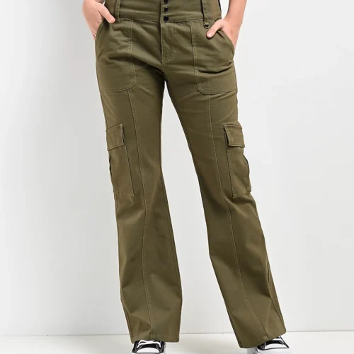 Pantalón Mujer Cargo Empyre Britt Y2K Flare
