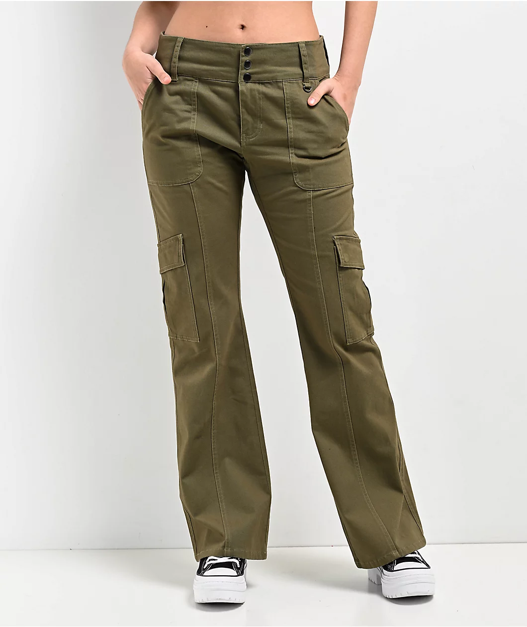 Pantalón Mujer Cargo Empyre Britt Y2K Flare
