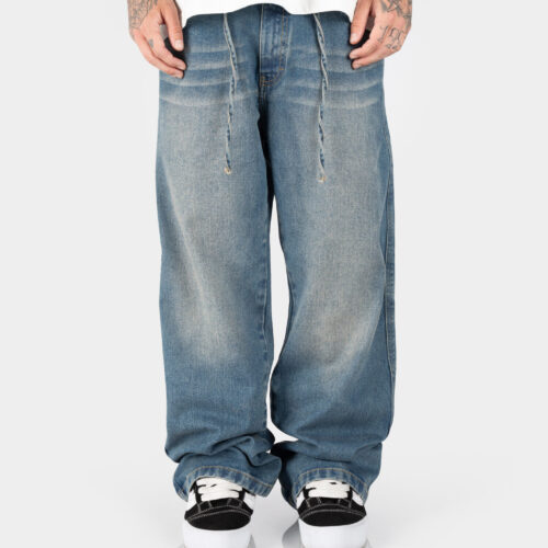 Jean Baggy Overtake Washed Blue