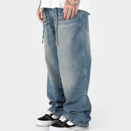 Jean Baggy Overtake Washed Blue
