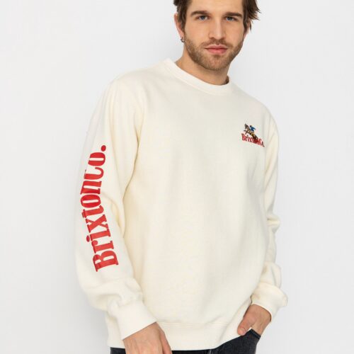 Sweatshirt Brixton Inwood Egret White
