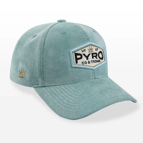 Gorra Snapback Corduroy Pyro UT Aqua