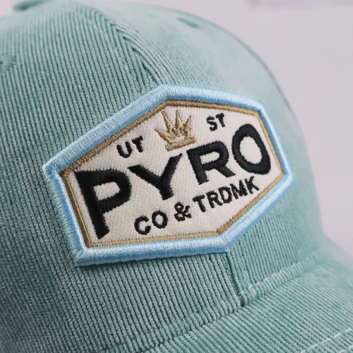 Gorra Snapback Corduroy Pyro UT Aqua