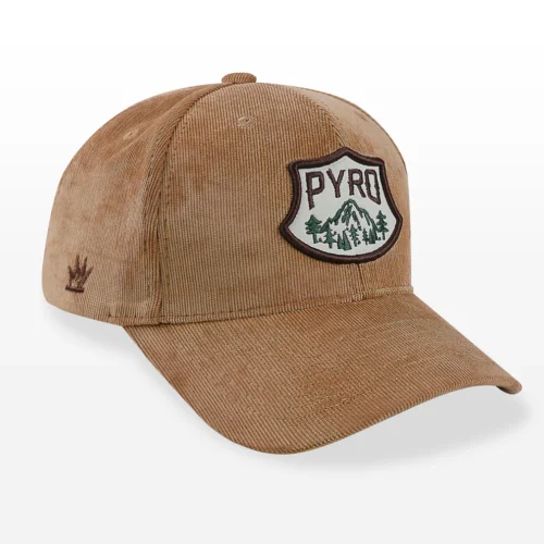 Gorra Snapback Pyro Corduroy Mountain Beige