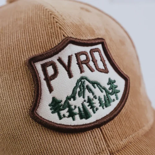 Gorra Snapback Pyro Corduroy Mountain Beige