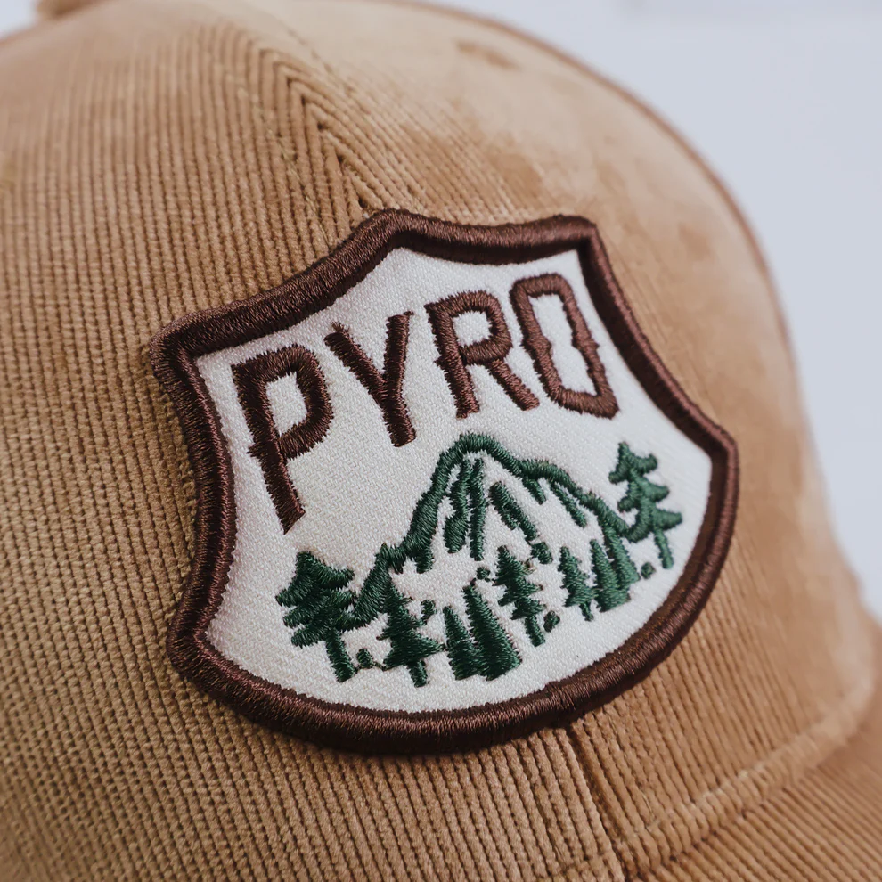 Gorra Snapback Pyro Corduroy Mountain Beige - Imagen 2