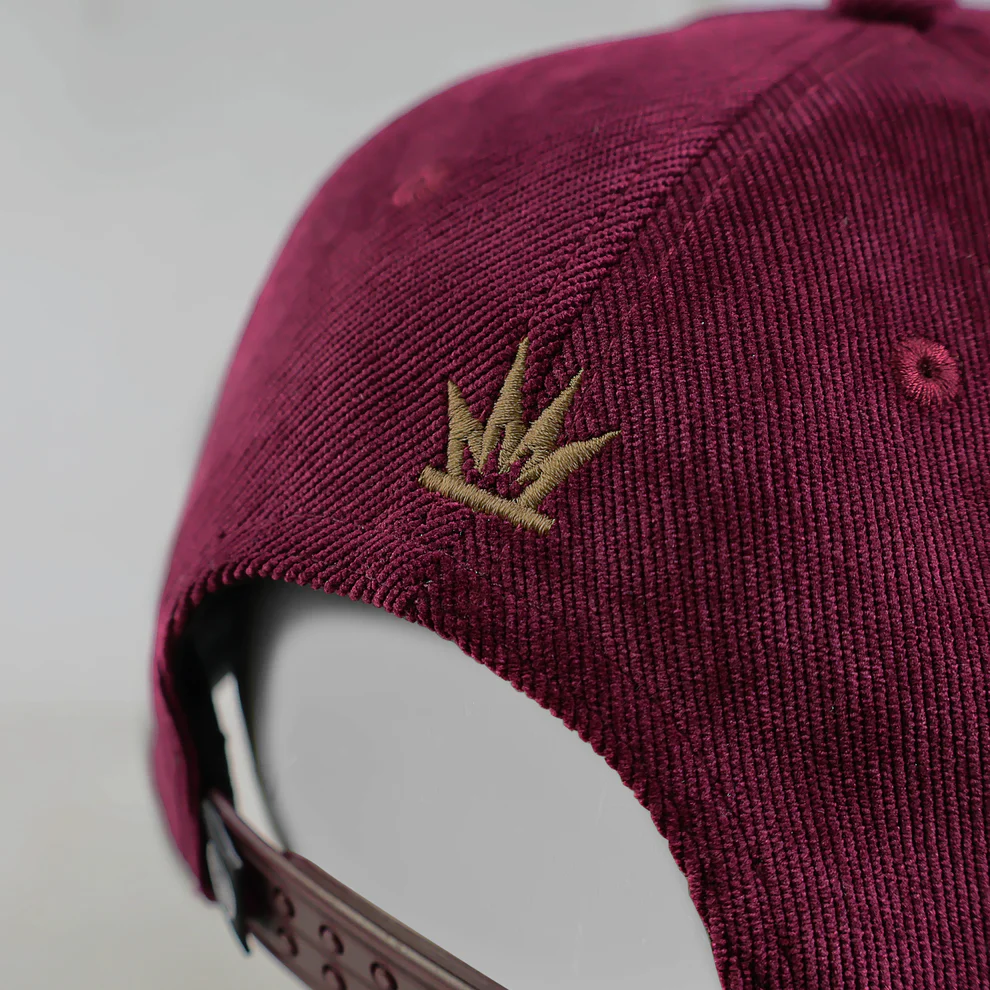 Gorra Snapback Pyro Corduroy Vertical Guinda - Imagen 3