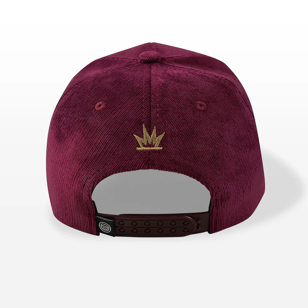 Gorra Snapback Pyro Corduroy Vertical Guinda - Imagen 4