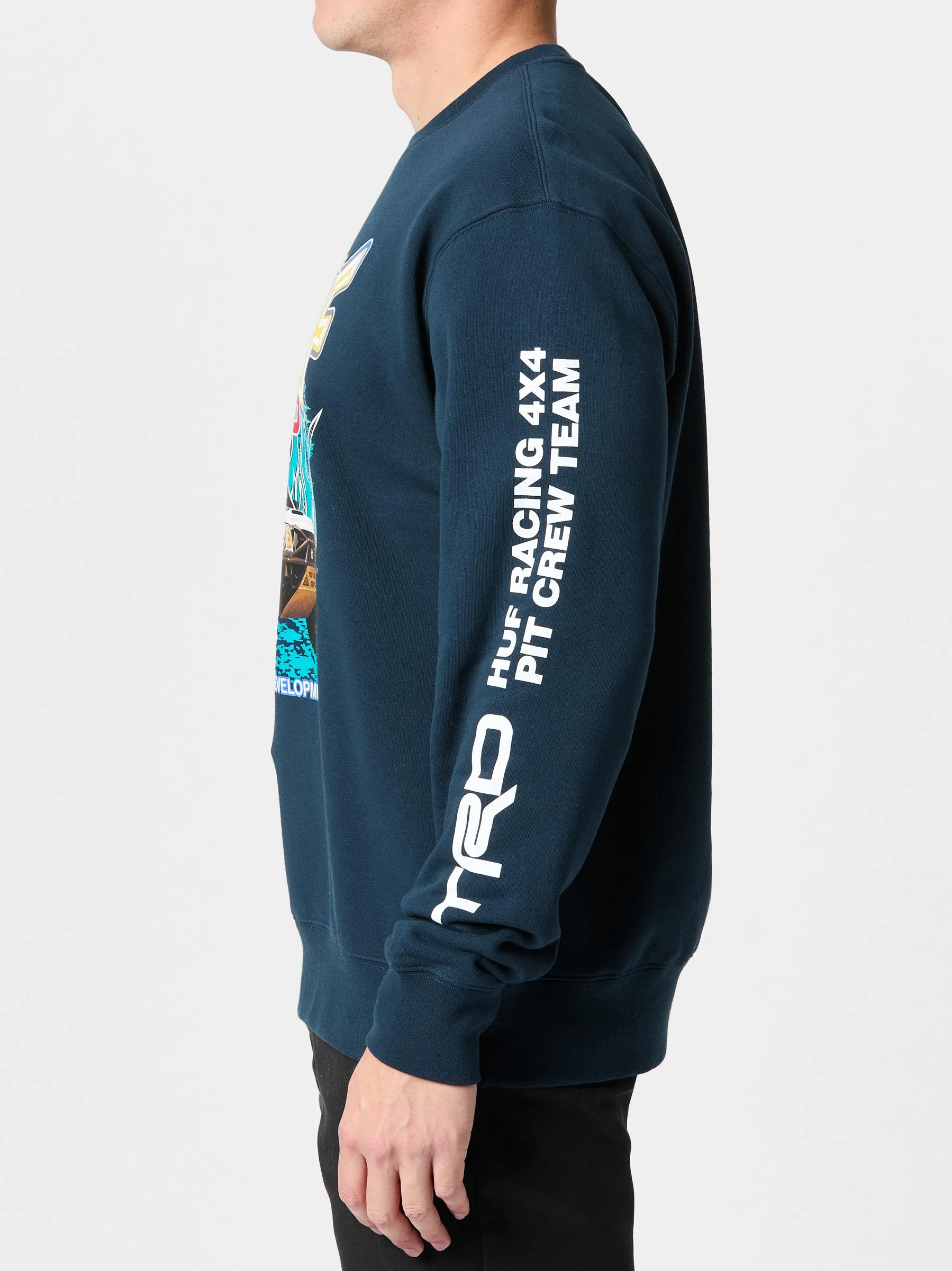 Sweater HUF x Toyota TRD Pit Navy - Imagen 4