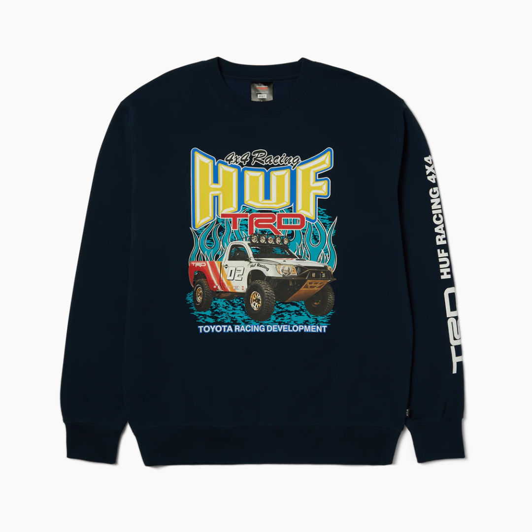 Sweater HUF x Toyota TRD Pit Navy