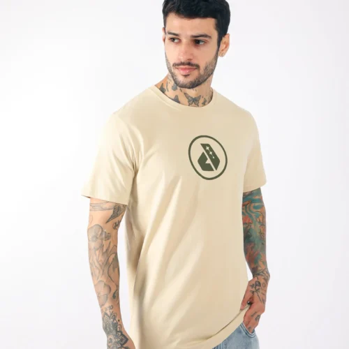 Polo Dunkelvolk Logo Circle Beige