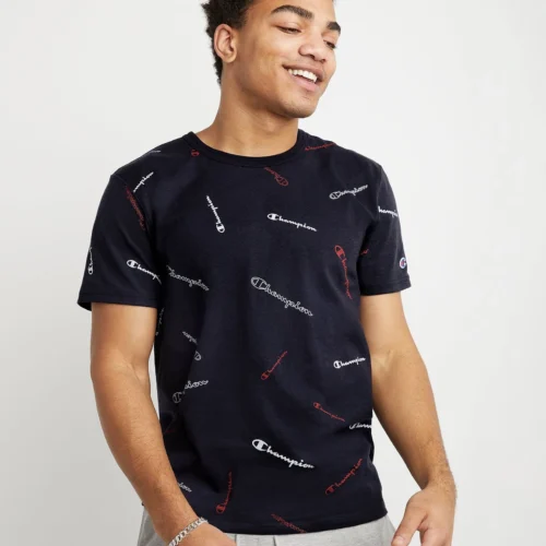 Polo Champion Logo AOP Navy