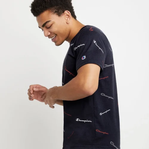 Polo Champion Logo AOP Navy