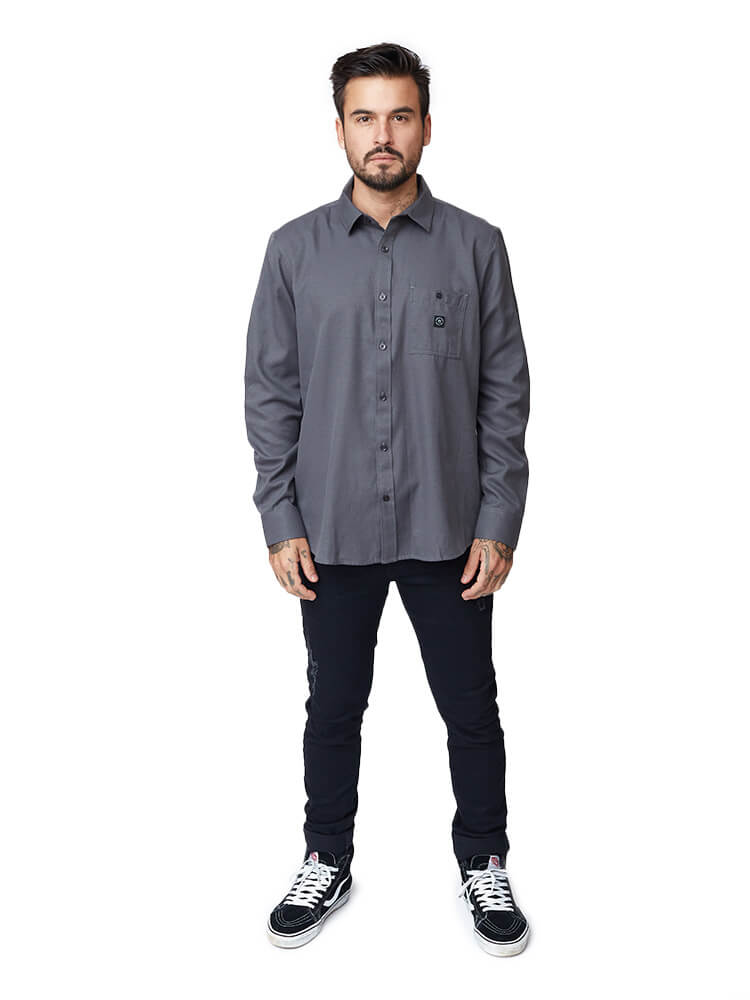 Camisa Dunkelvolk Base Camp Grey - Imagen 2