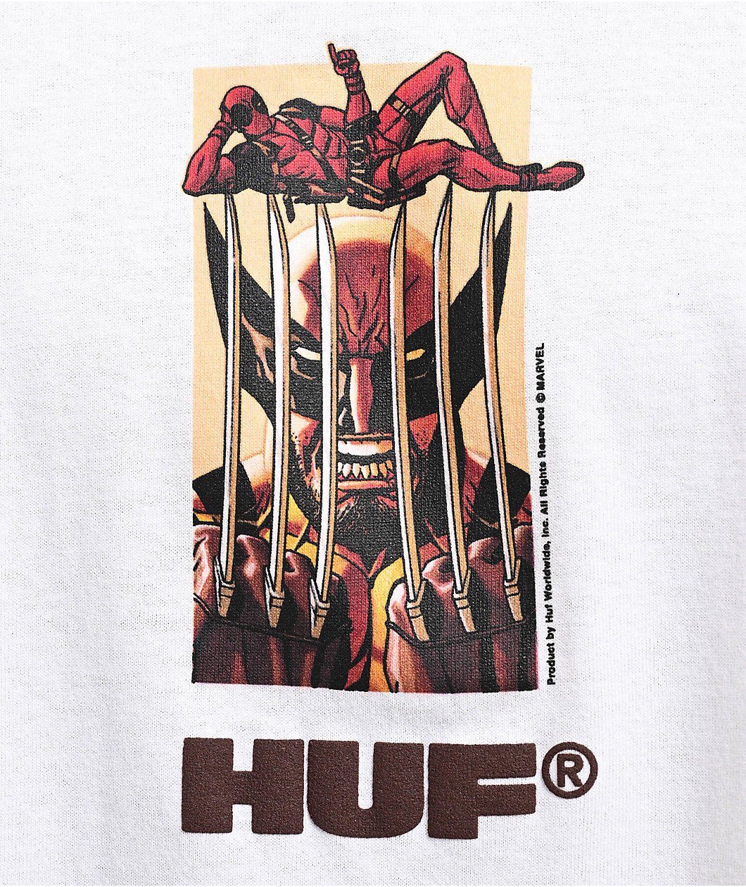 Polo HUF x Deadpool Teammates - Imagen 2