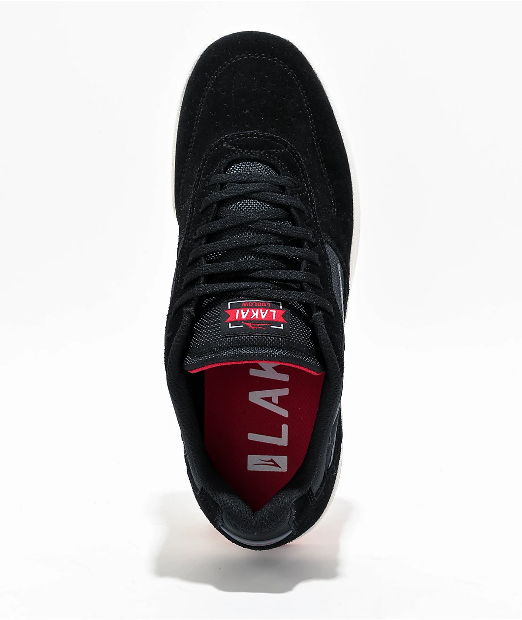 Zapatillas Skate Lakai Ludlow Black & White - Imagen 3