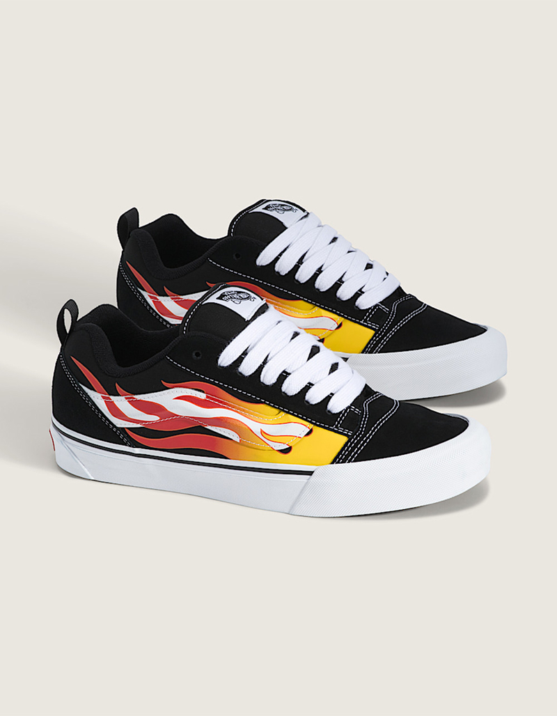 Zapatillas Skate Vans Knu Skool Flame Red - Imagen 2