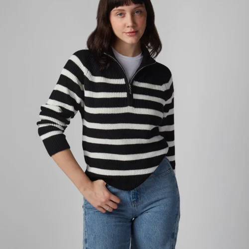 Chompa Mujerer DVK Medium Striped Black