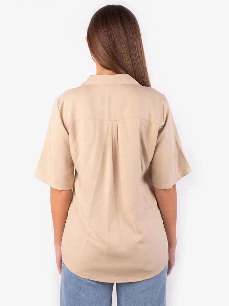 Blusa Mujer DVK Manga Corta Banana - Imagen 4