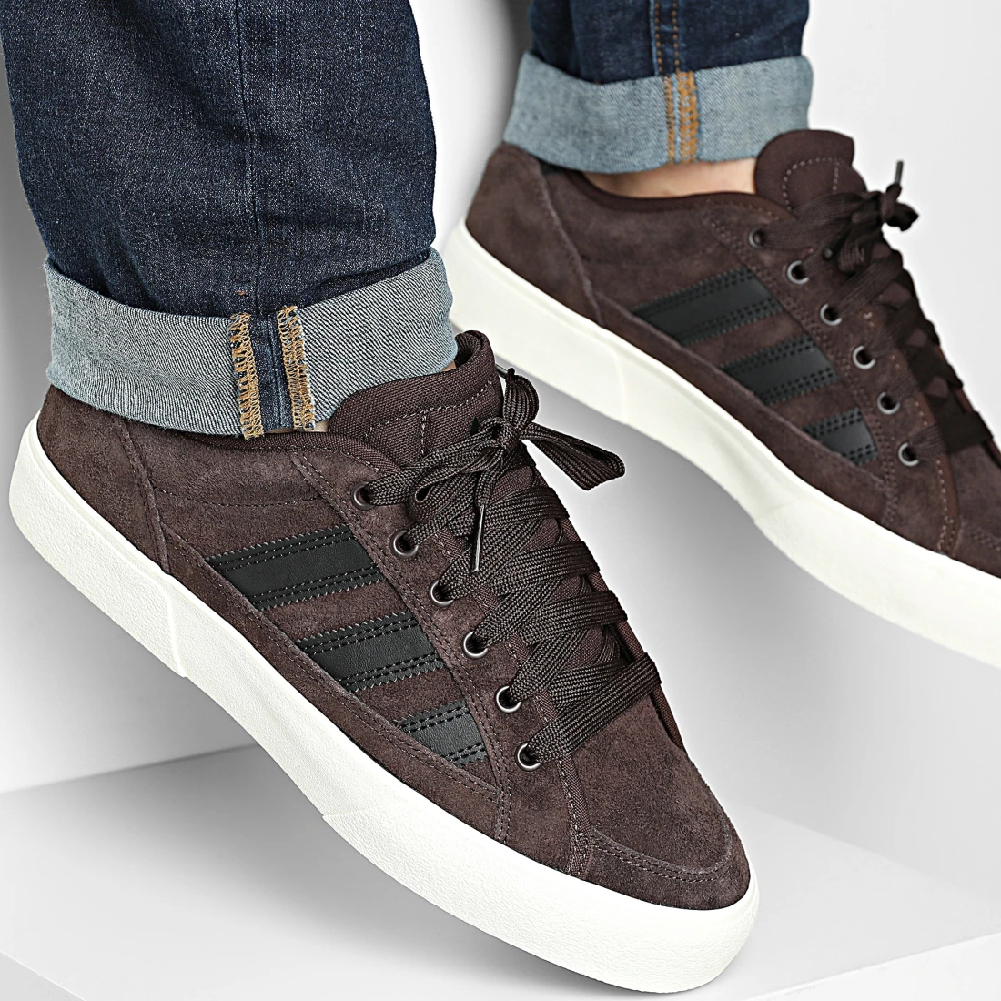 Zapatillas Adidas Court TNS Premiere Coffee - Imagen 9